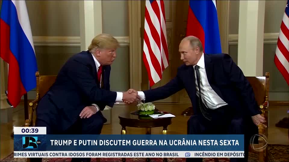 Encontro histórico de Trump e Putin no Alasca foca na guerra da Ucrânia