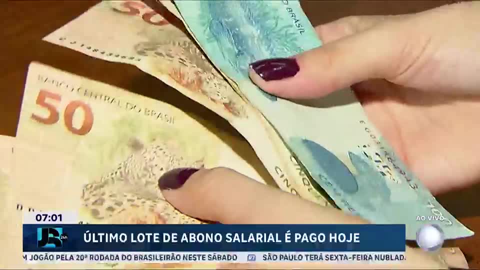 Pagamento do último lote do abono salarial começa nesta sexta (15)