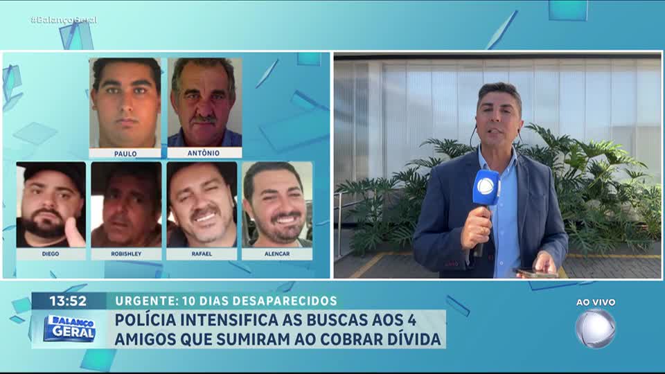Dez dias desaparecidos: polícia intensifica buscas pelos quatro amigos que foram cobrar dívida no PR