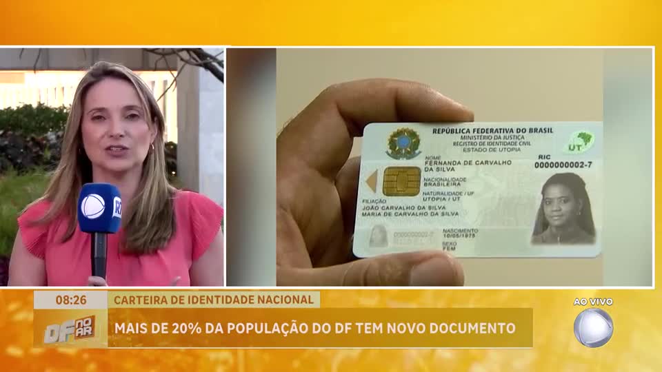 Distrito Federal avança na emissão da nova Carteira de Identidade