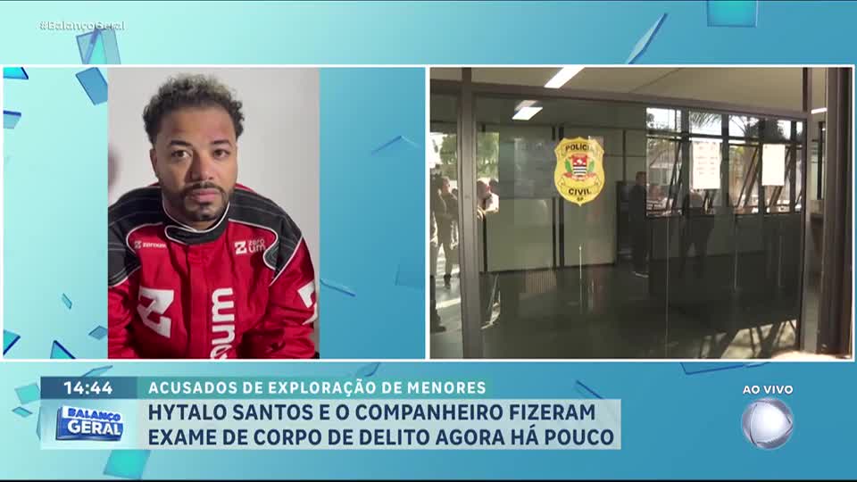 Após exame no IML, Hytalo Santos deve passar a noite em casa onde foi preso