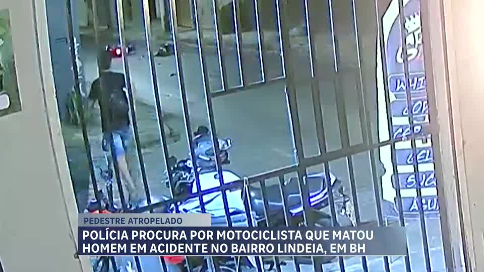 Polícia procura por motociclista que matou homem em acidente no bairro Lindeia, em BH