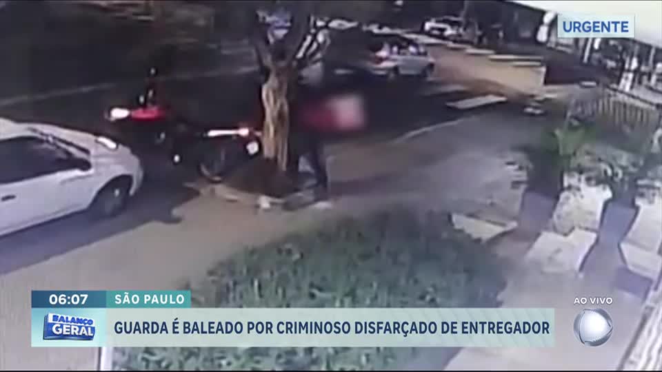 GCM é baleado em bairro nobre de SP durante caminhada