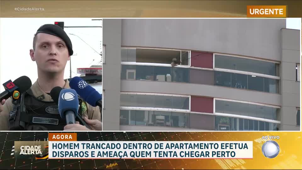 Idoso CAC entra em surto, ameaça atirar em familiares e se tranca em apartamento no Paraná