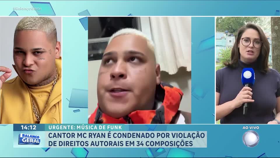 MC Ryan é condenado por violação de direitos autorais em 34 músicas