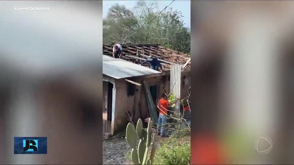 Queda de granizo no Paraná danifica casas de mais de 5 mil pessoas