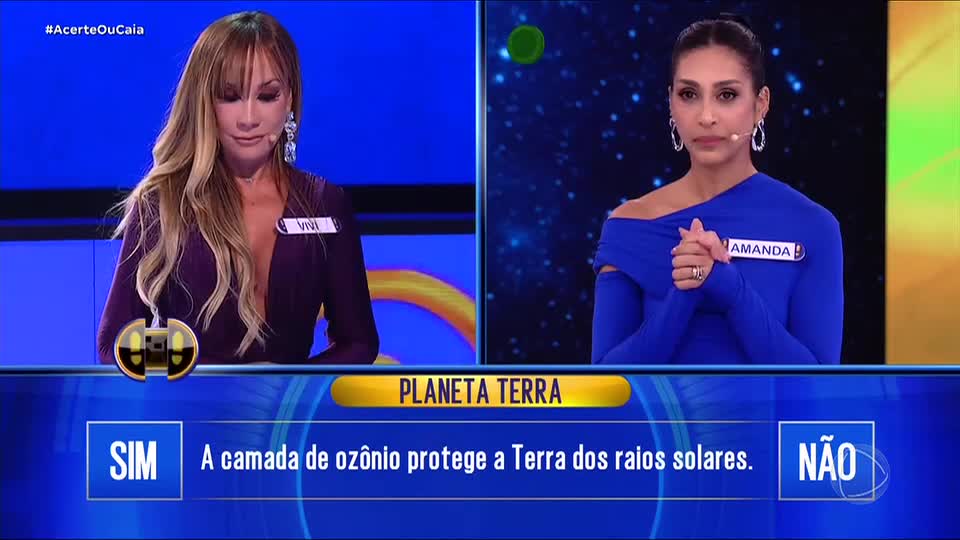 Vivi Fernandez é eliminada do Acerte ou Caia após errar pergunta sobre o planeta Terra
