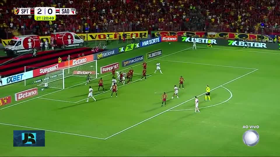 Brasileirão: Sport sai na frente, mas São Paulo empatada partida em 2 a 2
