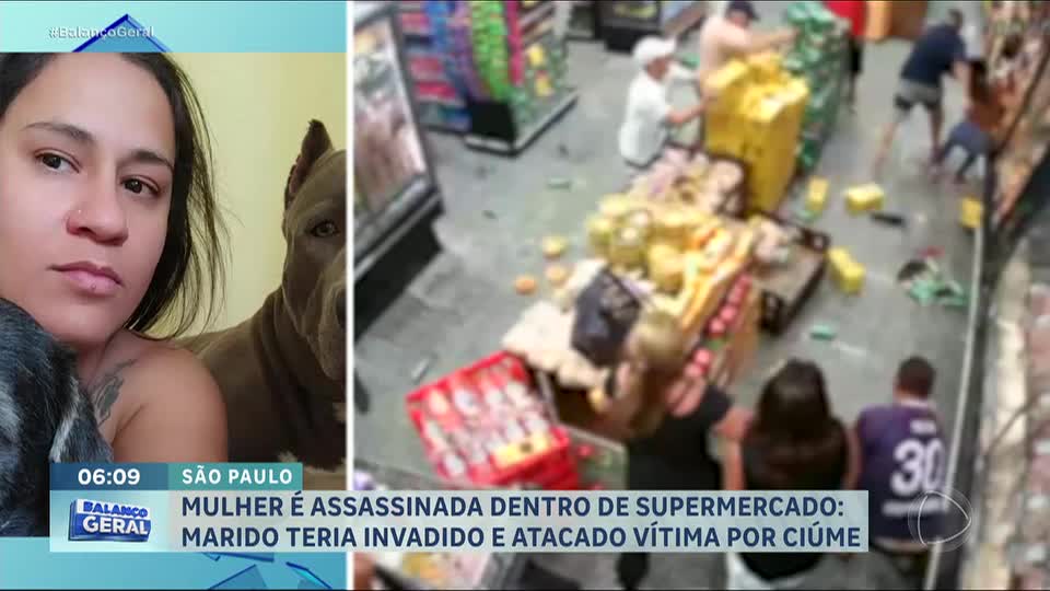 Mulher é morta a facadas pelo marido em supermercado de São Paulo