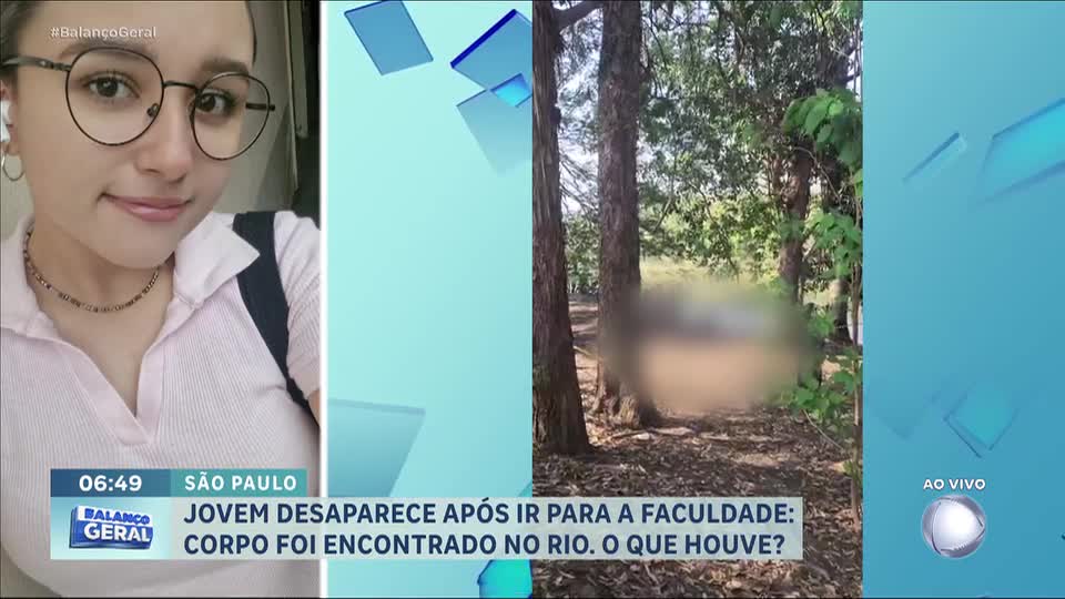 Jovem de 22 anos desaparece a caminho da faculdade e é encontrada morta em SP