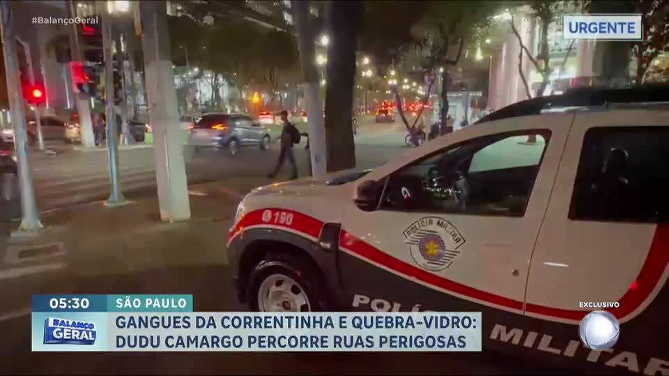 Gangues atacam motoristas durante congestionamentos no centro de São Paulo