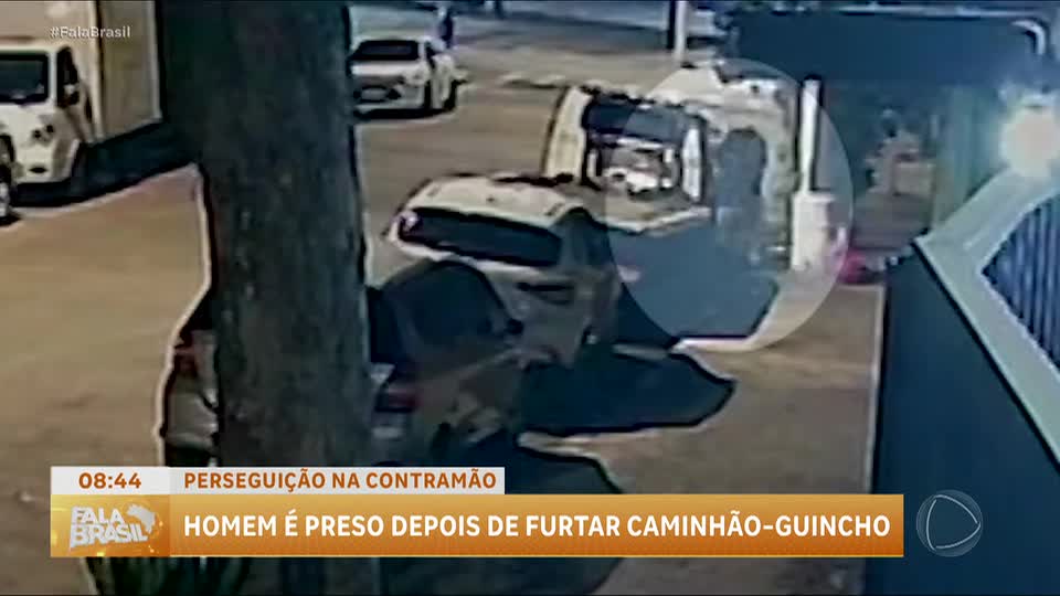 Homem é preso após furtar caminhão guincho e causar acidente em SP