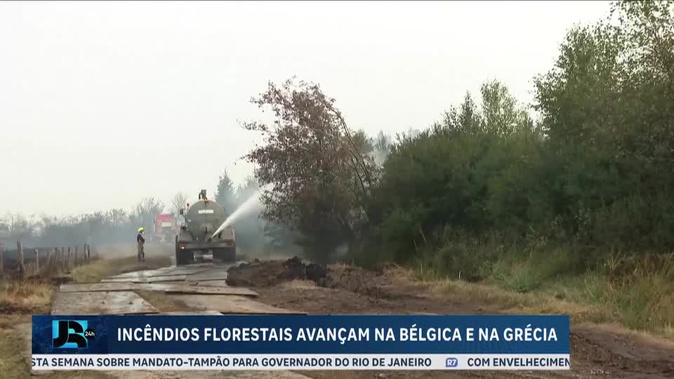 Incêndios florestais na Europa avançam em direção à Alemanha