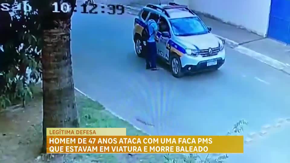 Homem, de 47 anos, morre baleado após atacar policiais em Minas Gerais