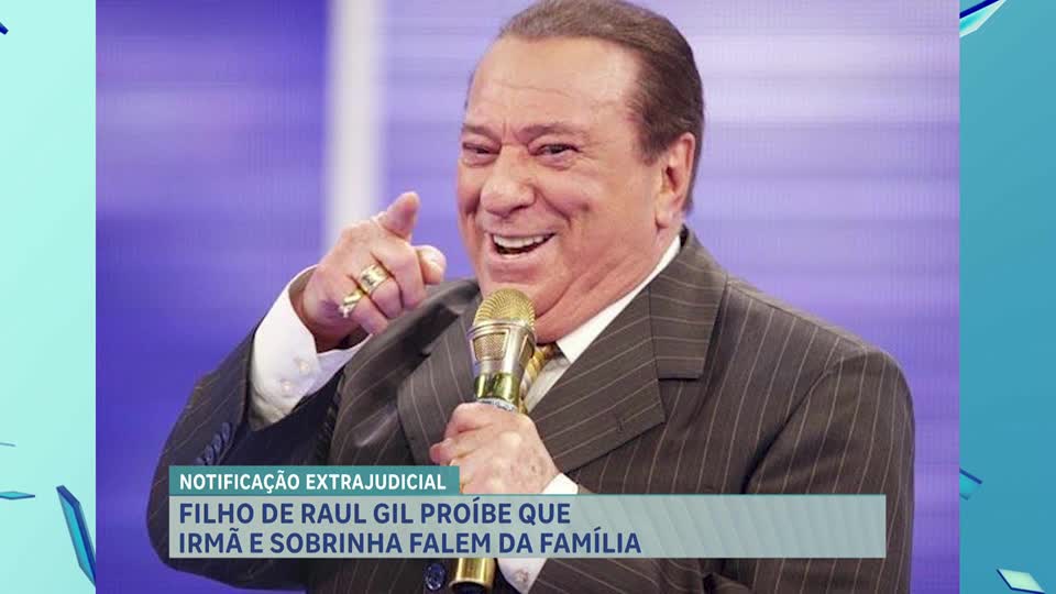 A Hora da Venenosa: neta e filha de Raul Gil são proibidas de falar sobre o apresentador