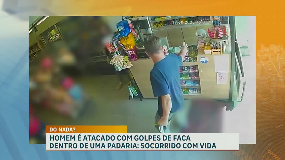 Homem é agredido com golpes de faca após discussão em fila de padaria da Grande BH