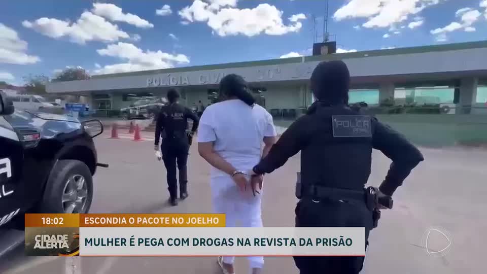 Mulher é presa ao tentar entrar com droga na Papuda, no DF