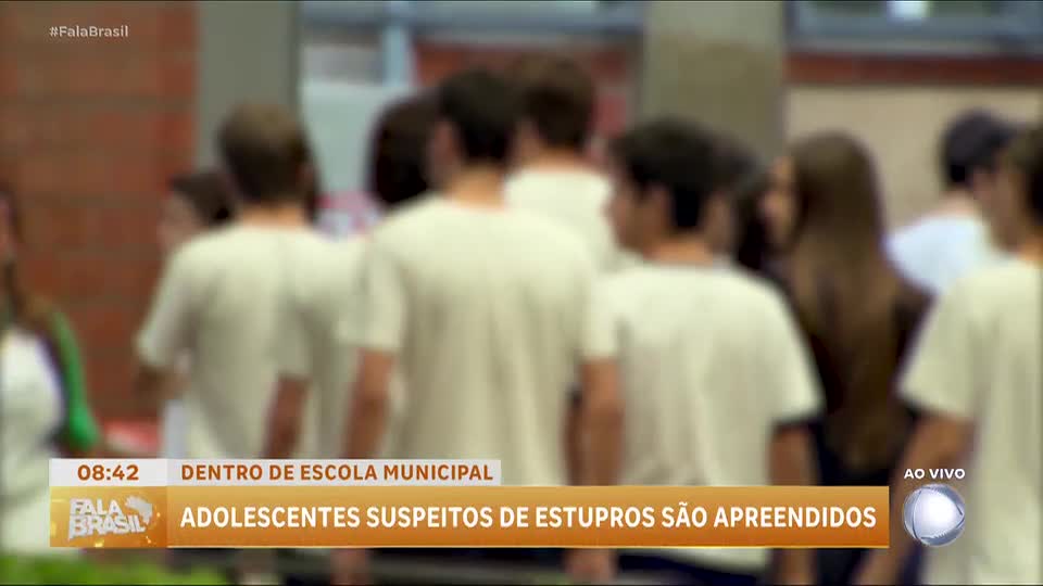 Adolescentes são apreendidos por suspeita de estupros em escola no Recife (PE)