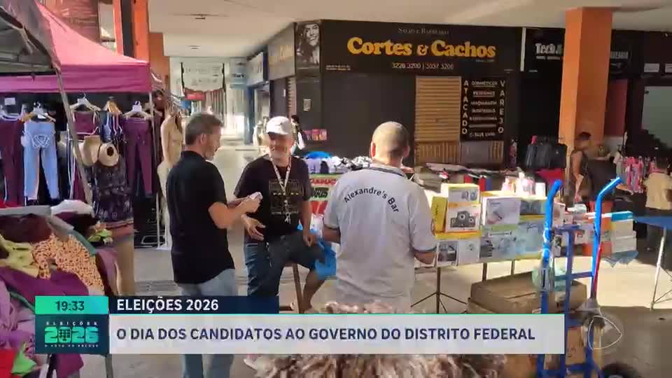 Veja como foi a agenda dos candidatos ao governo do DF nesta segunda-feira (17)