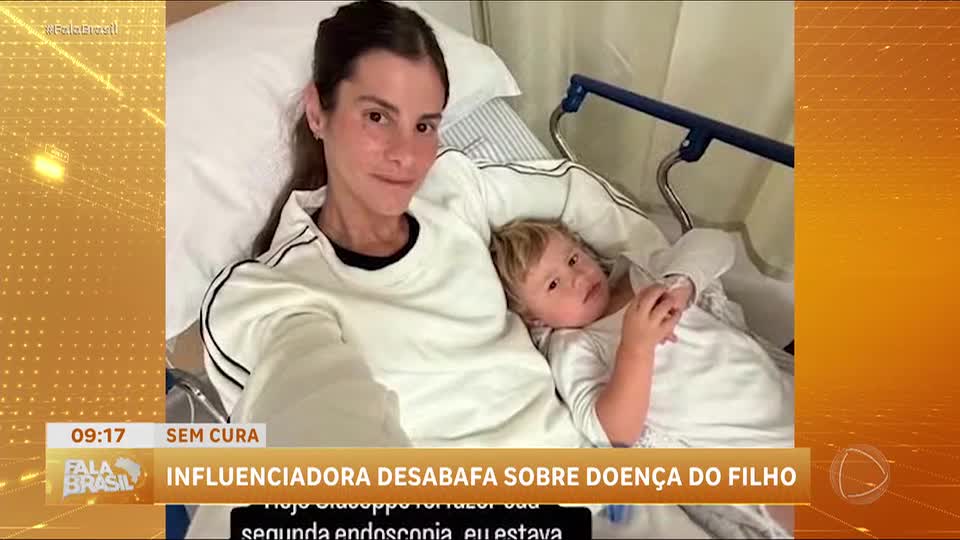 Esofagite eosinofílica: influenciadora desabafa sobre doença do filho sem cura conhecida