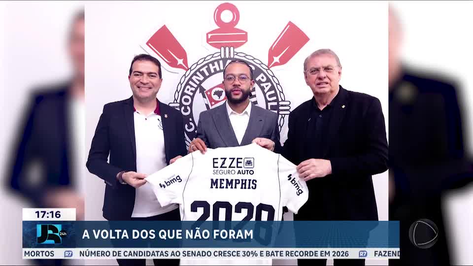 Memphis Depay assina novo contrato até 2028 com o Corinthians