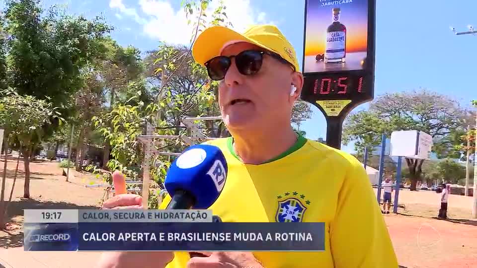 Calor e baixa umidade mudam hábitos no DF