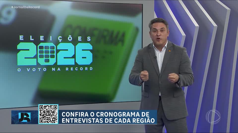 RECORD começa série de entrevistas com candidatos aos governos das 27 unidades da federação