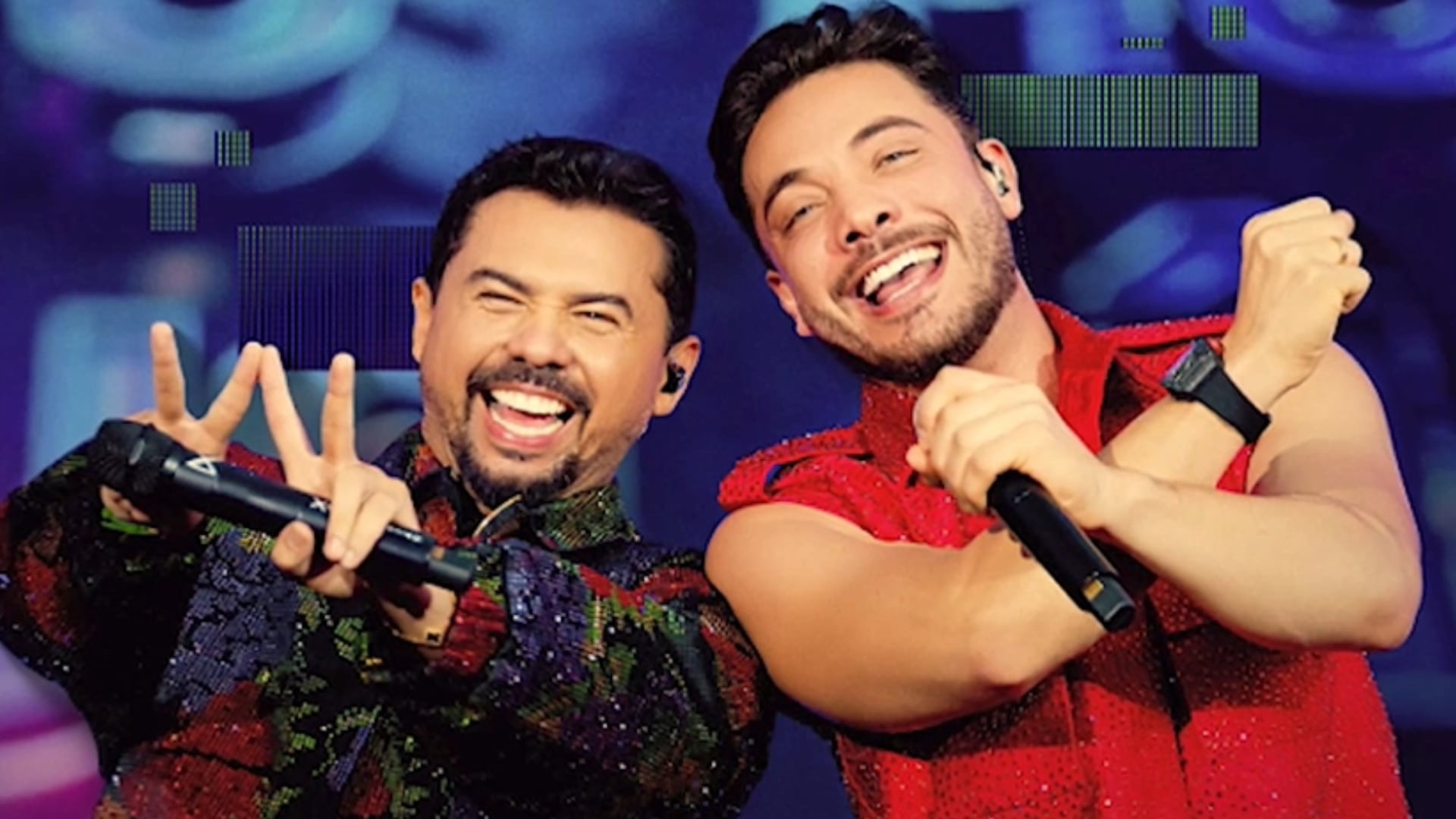 Wesley Safadão e Xand são surpreendidos por garçom em jantar: ‘Papai e vovô do forró’