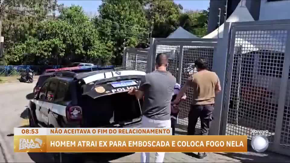 Homem atrai ex-mulher para emboscada e coloca fogo nela em Sarapuí (SP)
