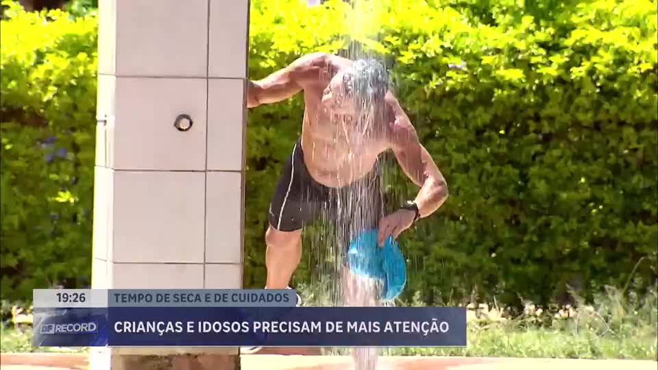 Seca no Distrito Federal: crianças e idosos precisam de mais atenção