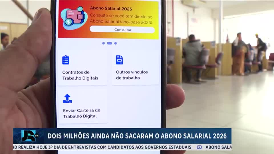 Mais de dois milhões de trabalhadores não sacaram o abono salarial de 2026
