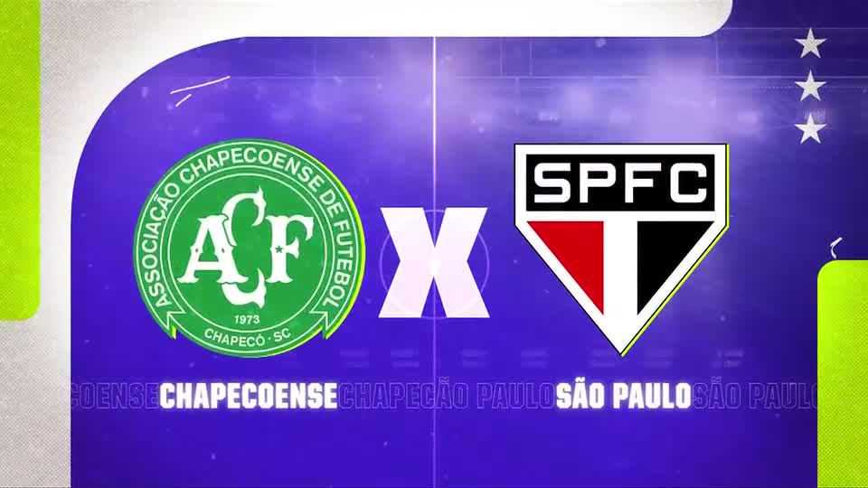 RECORD transmite duelo entre Chapecoense e São Paulo pelo Brasileirão neste domingo (23)