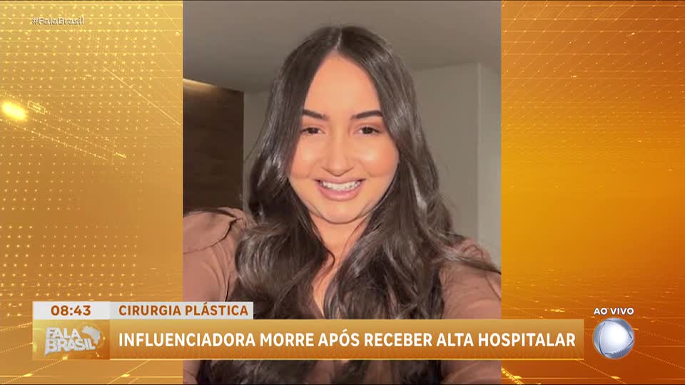 Influenciadora digital morre após complicações de cirurgia estética