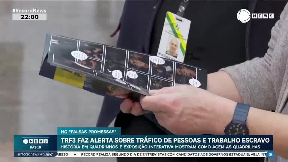 TRF-3 faz alerta sobre tráfico de pessoas e trabalho escravo