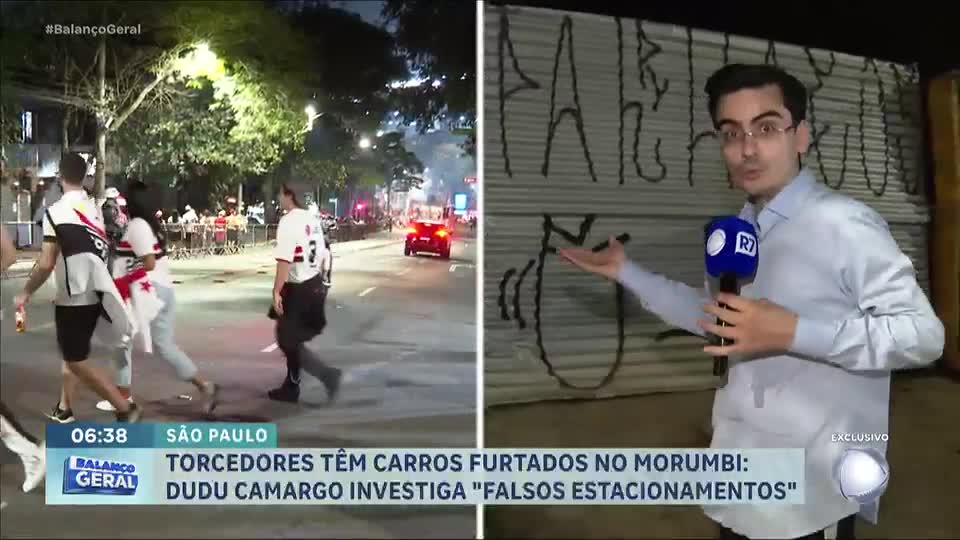Dudu Camargo investiga falsos estacionamentos e roubo de carros na região do Morumbi, zona sul de SP