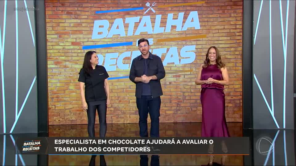 Juliana Didone e Eliezer se enfrentam na Batalha das Receitas desta quarta (20)