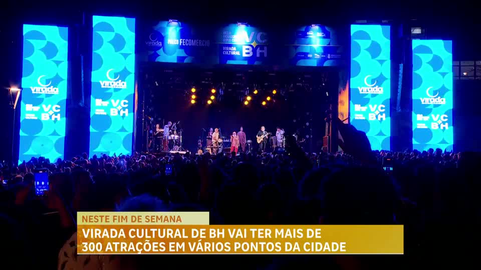 Virada Cultural de Belo Horizonte acontece neste final de semana