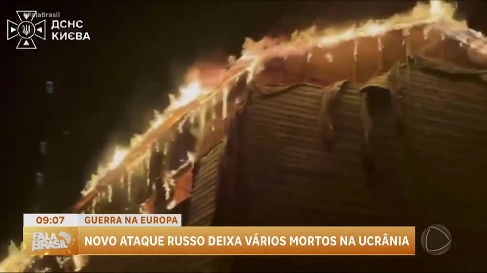 Bombardeios russos em Kiev deixam 13 mortos e causam destruição