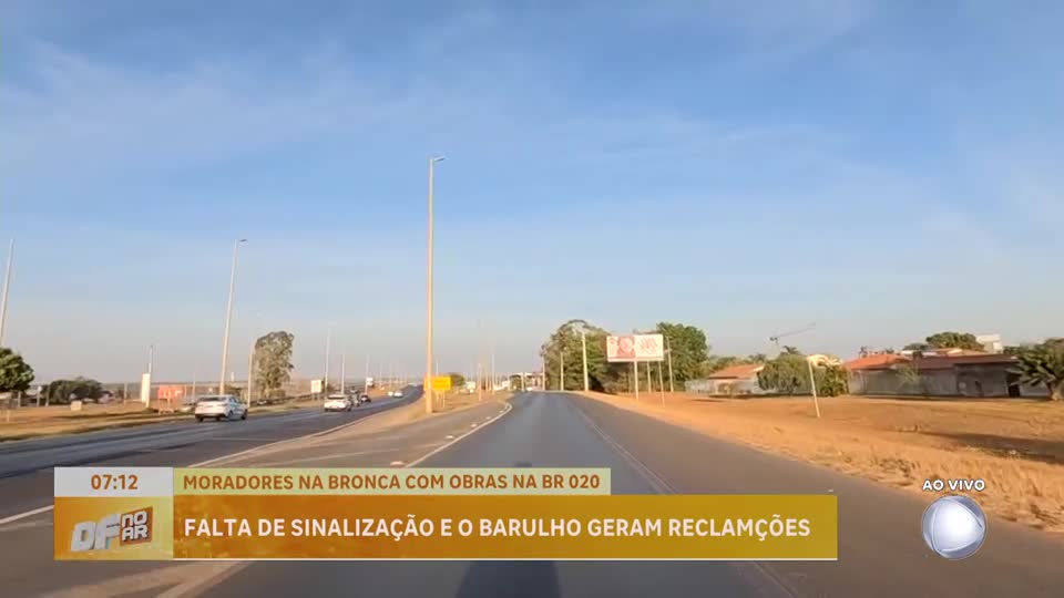 Moradores de Sobradinho (DF) pedem reavaliação de obra na BR-020