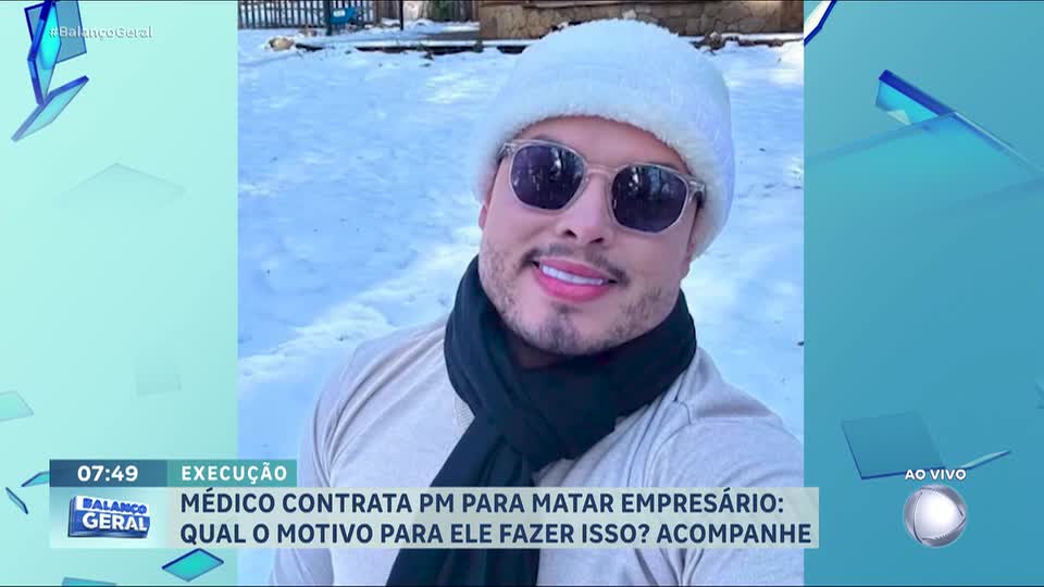 Médico renomado paga R$ 50 mil para PM executar colega de profissão