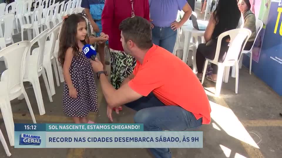 RECORD nas Cidades acontece no Sol Nascente (DF) neste sábado
