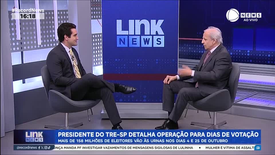 Exclusivo: presidente do TRE-SP detalha operação para dias de votação