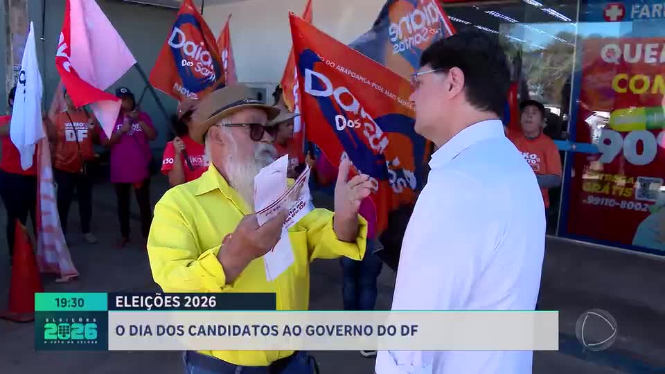 Veja a agenda de campanha dos candidatos ao Buriti nesta quinta-feira