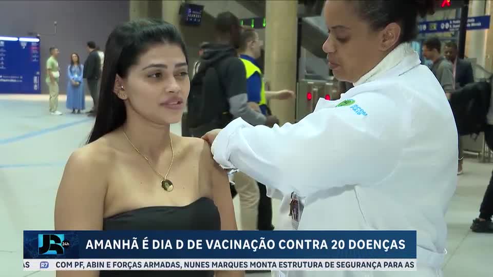 Dia D de vacinação acontece neste sábado (22) em todo o país