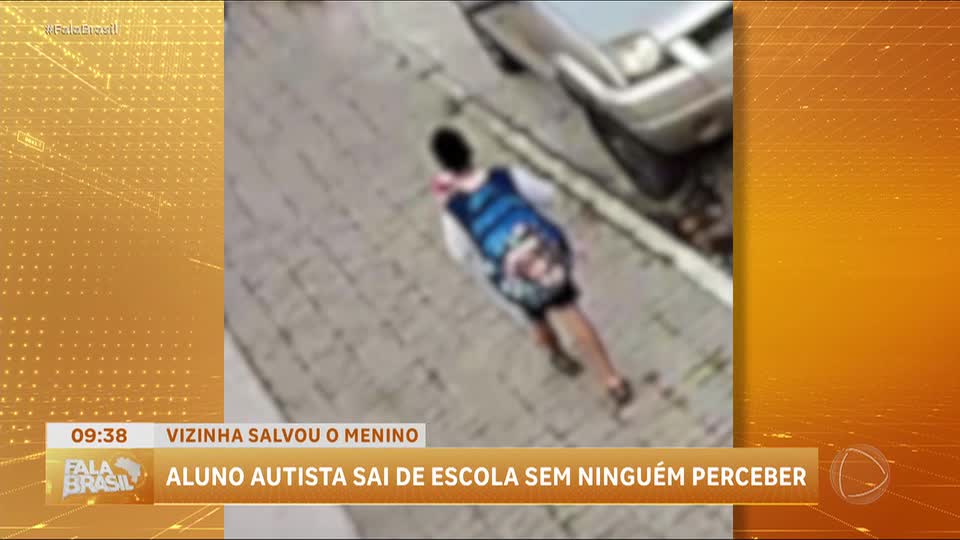 Menino autista sai de escola sem supervisão e é resgatado por vizinha em Vespasiano (MG)
