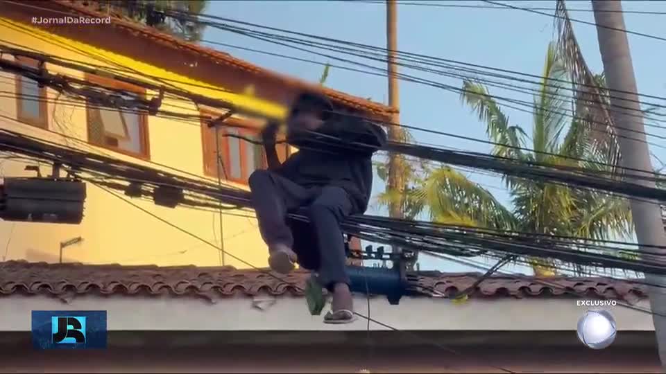 Exclusivo: flagrante mostra tentativa de furto de cabos de alta tensão em São Paulo