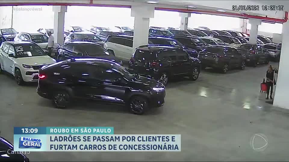 Criminosos se passam por clientes e roubam três carros de concessionária na zona sul de São Paulo