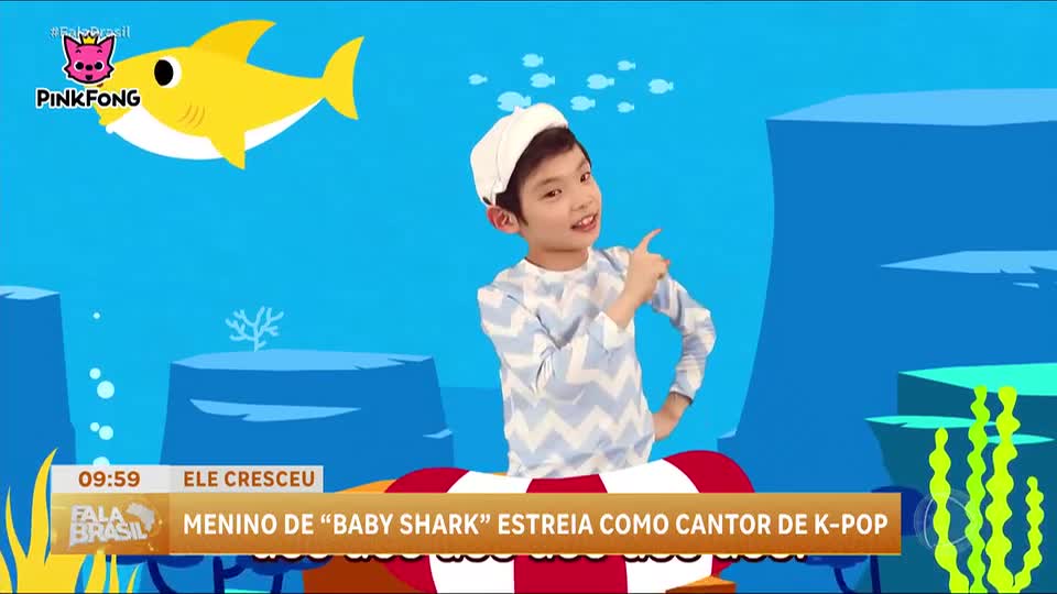 Menino que ficou conhecido com a música ‘Baby Shark’ estreia como cantor de K-pop