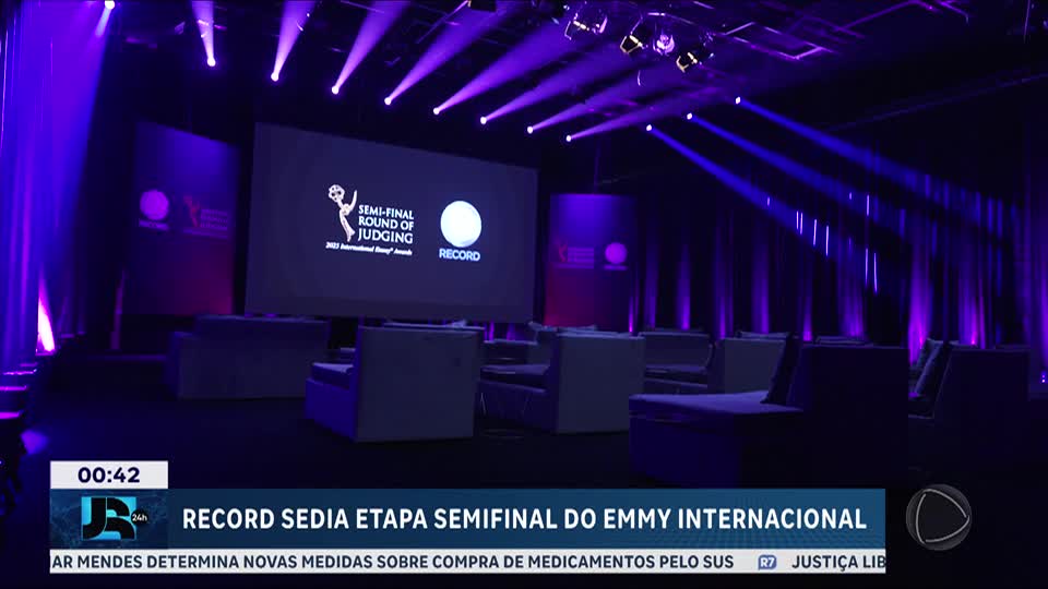 RECORD sedia etapa semifinal do Emmy Internacional 2025