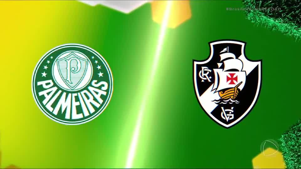 Palmeiras 4 x 1 Vasco: confira os gols do jogo pela 24ª rodada do Brasileirão